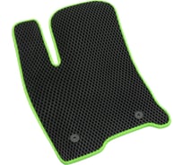 Водительский коврик ViceCar ЕВА для Peugeot 206 1998 - 2012 1EV34003-салатовый