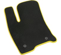 Водительский коврик ViceCar ЕВА для Renault Duster 2011 - 2021 1EV37003-желтый