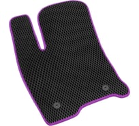 Водительский коврик ViceCar ЕВА для Renault Symbol II 2008 - 2012 1EV37025-фиолетовый