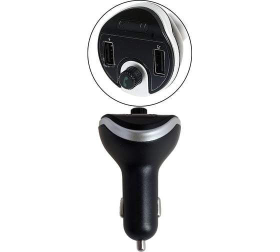 FM-трансмиттер Pro Legend Bluetooth A33 2хUSB, микрофон, 2.1 А зарядка, дисплей PL9455 1