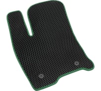 Водительский коврик Viceсar ЕВА, для Volkswagen Caddy 2004-2015 г.в., 2 боковых двери 1EV46022X-темнозеленый