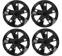 Колесные колпаки TORSO R13 СУПЕР АСТРА, черный глянец карбон, набор 4 шт. 2471828