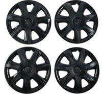 Колесные колпаки TORSO R15 ДЖОЙ, черный глянец, карбон, набор 4 шт. 5060562