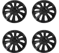 Колесные колпаки TORSO R15 PROFI, черный глянец карбон, комплект 4 шт. 7568131