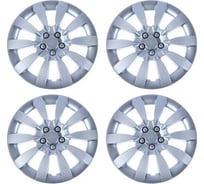 Колесные колпаки TORSO R13 ТОРНАДО, серебристый карбон, набор 4 шт. 4471825