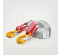 Буксировочный эластичный трос Tplus серия Туризм 10 т, 4 м, крюк/крюк T014604