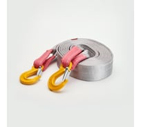 Буксировочный эластичный трос Tplus серия Туризм 12 т, 4 м, крюк/крюк T014608