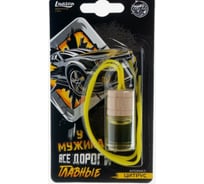 Ароматизатор на зеркало в бутылочке LUAZON У мужика все дороги главные, цитрус 3950528