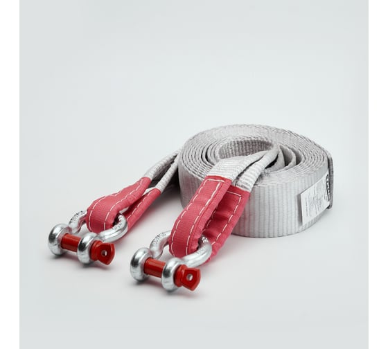 Динамическая стропа Tplus Туризм 10 т, 5 м, шаклы 3.25 т 2 шт., мешок T018179 1