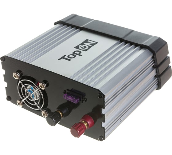 Автомобильный инвертор TopOn 300 Вт, 2 розетки, 2 USB, пиковая мощность 600 Вт TOP-PI302