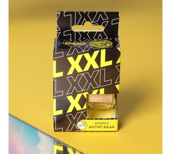Подвесной ароматизатор в бутылочке LUAZON размер XXL, Антитабак 5275512 1