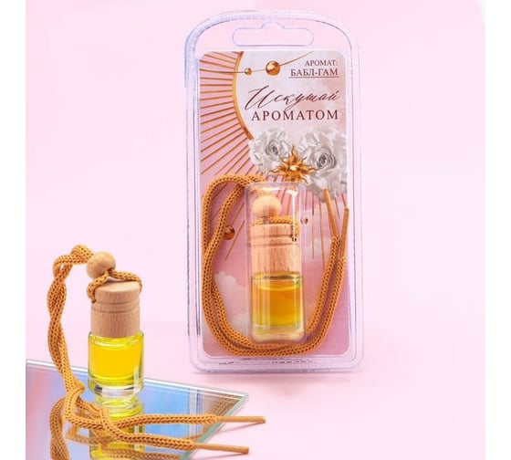 Подвесной ароматизатор LUAZON Искушай ароматом, бабл-гам, 5 мл 7139157 1