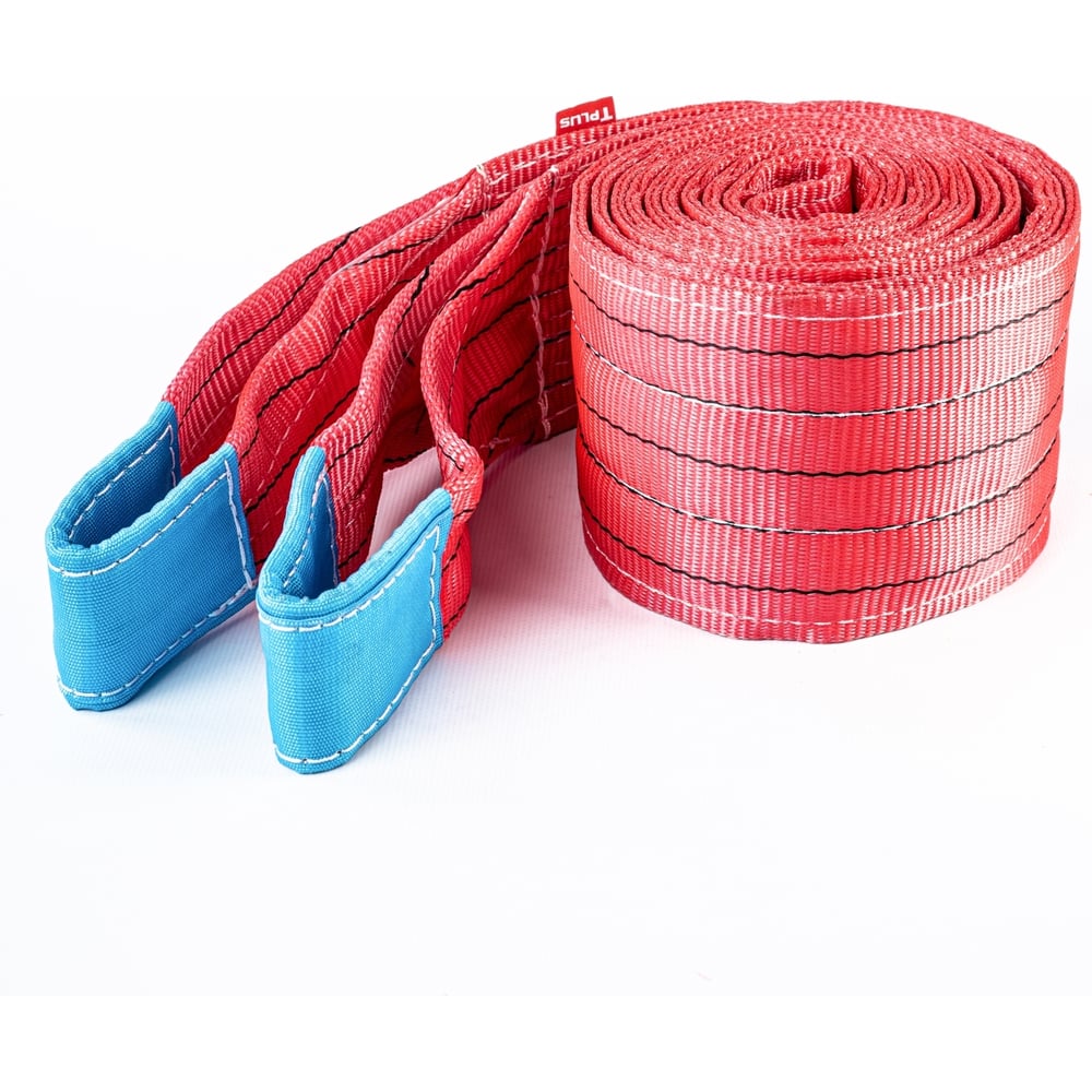 Буксировочный ремень Tplus 30 т, 4.5 м, петля/петля T014688 - выгодная ...