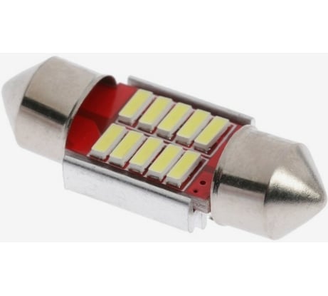 Светодиодная автолампа СИМАЛЕНД C5W, 31 мм, 12 В, 12 SMD, свет белый 4449976