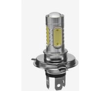 Светодиодная автолампа СИМАЛЕНД H4, 12 В, 7.5 Вт, 5 LED-COB, свет белый 1059265