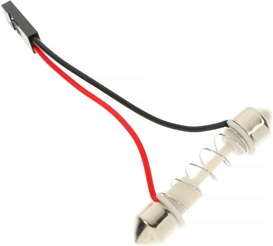 Светодиодная автолампа СИМАЛЕНД, 12 В, 16 SMD, два переходника, свет белый 5464517