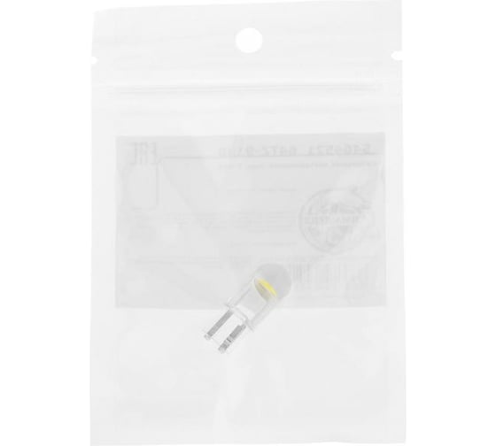 Светодиодная автолампа СИМАЛЕНД 12 В, Т10, 1 SMD, LED, свет белый 5464521