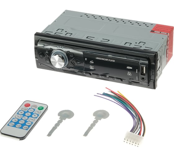 Автомагнитола Cartage LT-1 USB, MP3, AUX, MicroSD, 60 Вт 3479615