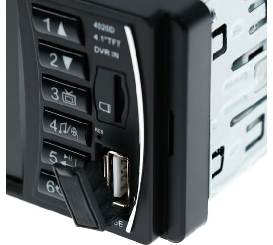 Автомагнитола Cartage LT-12 TFT 4.1, Bluetooth, USB, MP5, AUX, MicroSD, 100 Вт 5464508