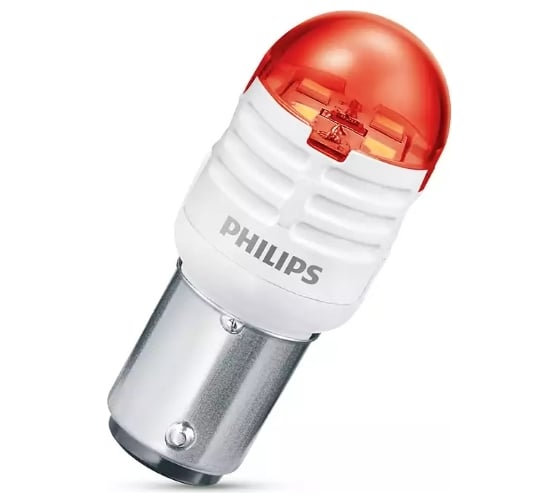 Автолампа PHILIPS P21/5W, BAY15d, LED RED Ultinon Pro3000, 12 В 11499U30RB2