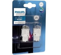 Автолампа PHILIPS W21W, W3х16d, LED WHITE Ultinon Pro3000, SI 6000 К, 12 В 11065U30CWB2