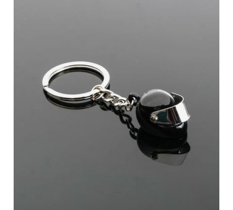 Брелок для ключей Cartage шлем мотоцикла, черный 3043501