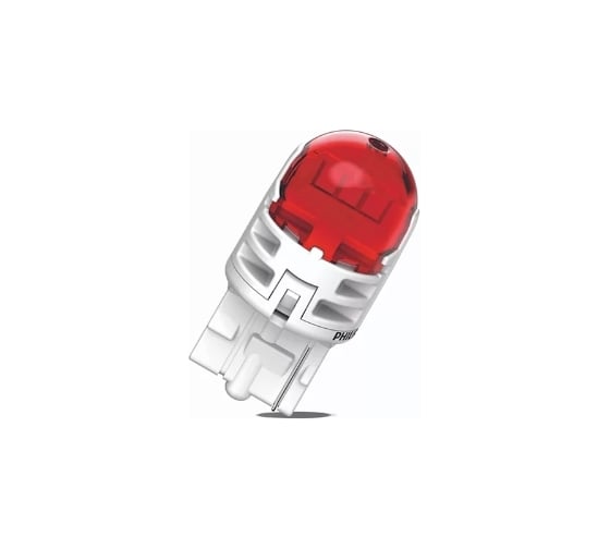 Автолампа PHILIPS W21W, W3х16d, LED RED Ultinon Pro6000, 75 Лм, 12 В 11065RU60X2