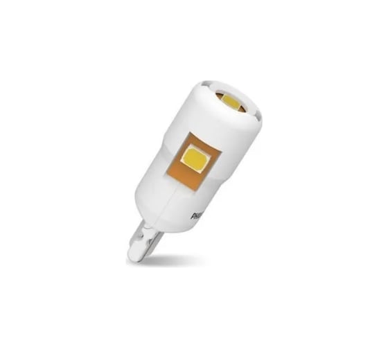 Автолампа PHILIPS T10W, W2.1х9.5d, LED AMBER Ultinon Pro6000, 13 Лм, 12 В 11961AU60x2