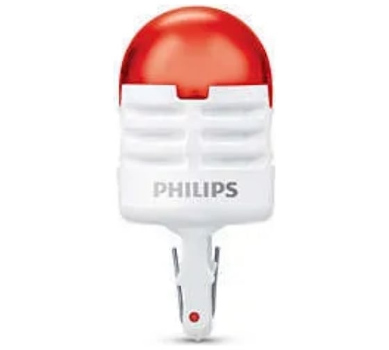 Автолампа PHILIPS W21/5W, W3х16q, LED RED Ultinon Pro3000 SI, 12 В 11066U30RB2