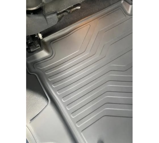 Коврики резиновые в салон SRTK 3D LUX для Porsche Cayenne 4-х зонный климат, 2010-2018 г.в. 3D.POR.CAY.4Z.10G.08x16
