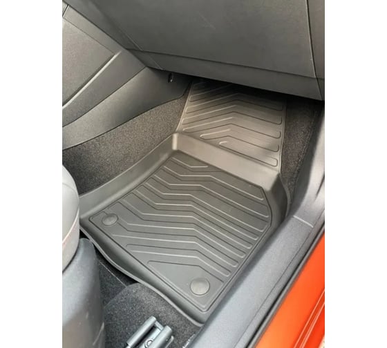 Резиновые коврики в салон SRTK 3D LUX Volkswagen Taos, 2020- г.в. 3D.W.TA.20G.02X55