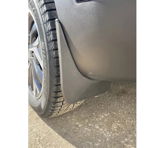 Резиновые брызговики SRTK для Hyundai Creta 2021- г.в., задние BR.Z.HY.CRE.21G.06043