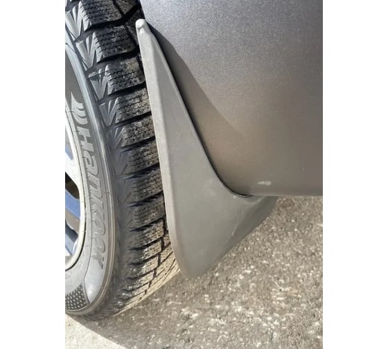 Резиновые брызговики SRTK для Hyundai Creta 2021- г.в., задние BR.Z.HY.CRE.21G.06043