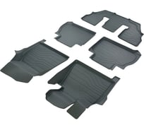 Коврики SRTK 3D LUX в салон, BMW X7 G07 6 SEATS, 2018- г.в. 3D.BM.X.7.6S.18G.08X06