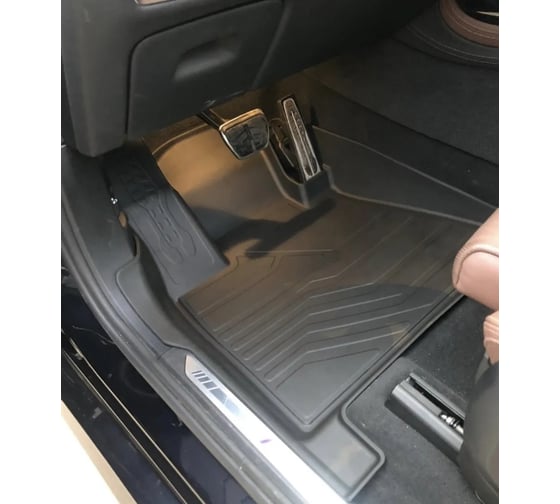 Коврики SRTK 3D LUX в салон, для BMW X7 G07 7 SEATS, 2018- г.в. 3D.BM.X.7.7S.18G.08X06