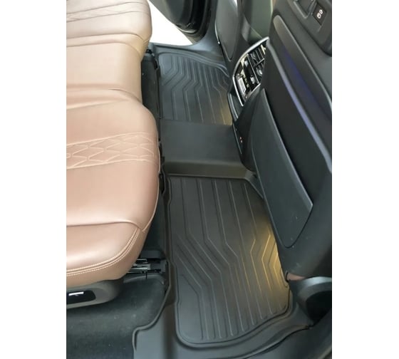 Коврики SRTK 3D LUX в салон, для BMW X7 G07 7 SEATS, 2018- г.в. 3D.BM.X.7.7S.18G.08X06