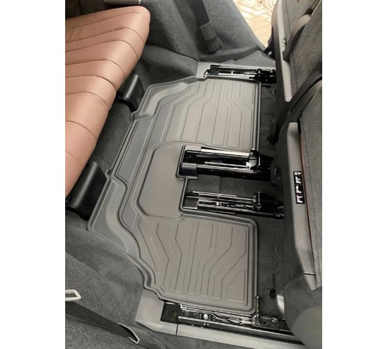 Коврики SRTK 3D LUX в салон, для BMW X7 G07 7 SEATS, 2018- г.в. 3D.BM.X.7.7S.18G.08X06