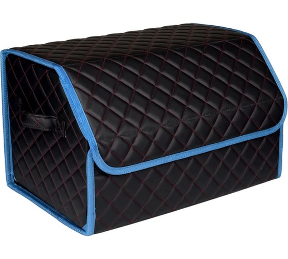 Автомобильный органайзер в багажник Vicecar красная нить/светло-синий кант VC041_светло-синий 1