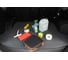 Сумка-органайзер в багажник Vicecar серая нить/красный кант, логотип MERCEDES VC016_красный 3