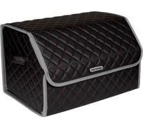 Сумка-органайзер в багажник Vicecar красная нить/светло-серый кант WALL VC906_светлосерый