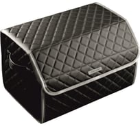 Сумка-органайзер в багажник Vicecar серая нить/светло-серый кант VC029_светлосерый