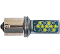 Автолампа SKYWAY диод S25 (P21W), 12V, 18 COB диодов, BA15s, 1-конт. белая S08201529