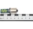 Автолампа SKYWAY диод S25 (P21W), 12V, 18 COB диодов, BA15s, 1-конт. белая S08201529 4