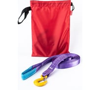 Буксировочный ремень Tplus 4/6 т, 4.5 м, а/м до 2 т, крюк/петля T000049