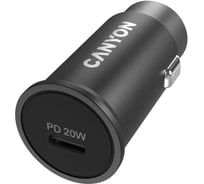 Автомобильное зарядное устройство Canyon Car charger C-20 черный CNS-CCA20B