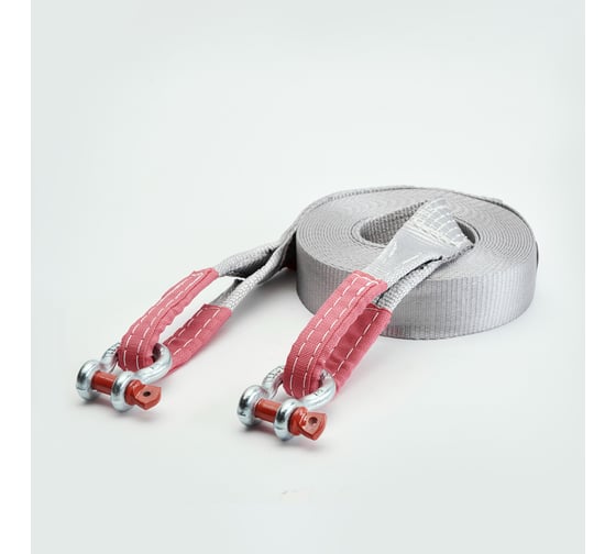 Динамическая стропа Tplus серия Туризм 4.5 т, 9 м + шаклы 2 т 2 шт. T007998 1