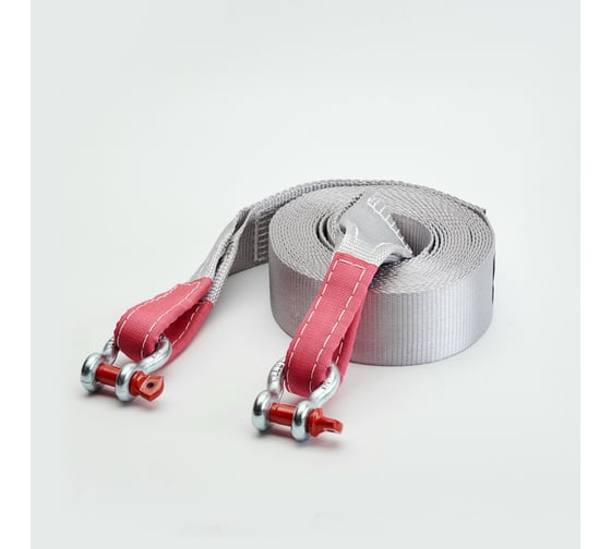 Динамическая стропа Tplus серия Туризм 6 т, 9 м + шаклы 2 т 2 шт. T007148 1