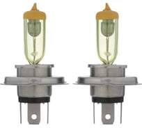 Галогенная лампа Cartage Golden Eye P43t, H4, 60/55 Вт +30%, 12 В, набор 2 шт. 3850891