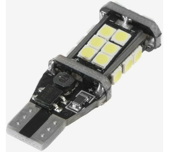 Светодиодная автолампа Cartage T10 W5W, 3 Вт, 24 LED, свечение белое 4777399