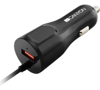 Автомобильное зарядное устройство Canyon C-033, черный CNE-CCA033B